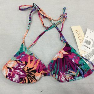 🦚🦚🦚 NWT ROXY WOMENS SWIM BRA SIZE S 🦚🦚🦚